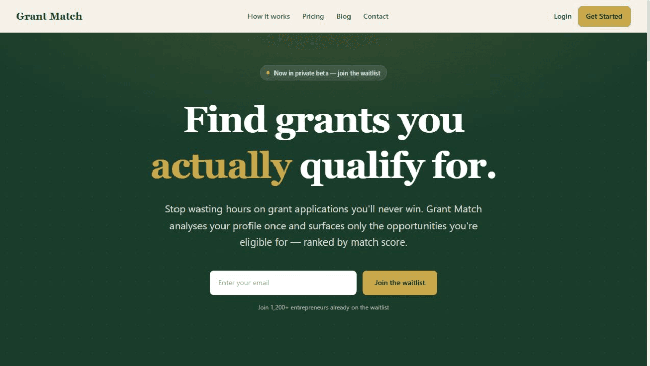 GrantMatch cover