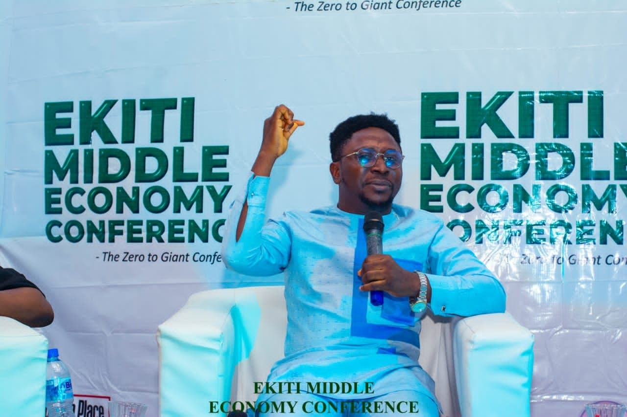 Abraham Akomolafe speaking on stage